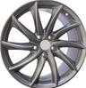 Set 4pz Cerchi in lega per alfa romeo, 18 pollici 156107472 8,0jx18 5x110 et33  65,1 turbina  antracite primo equipaggiamento oem